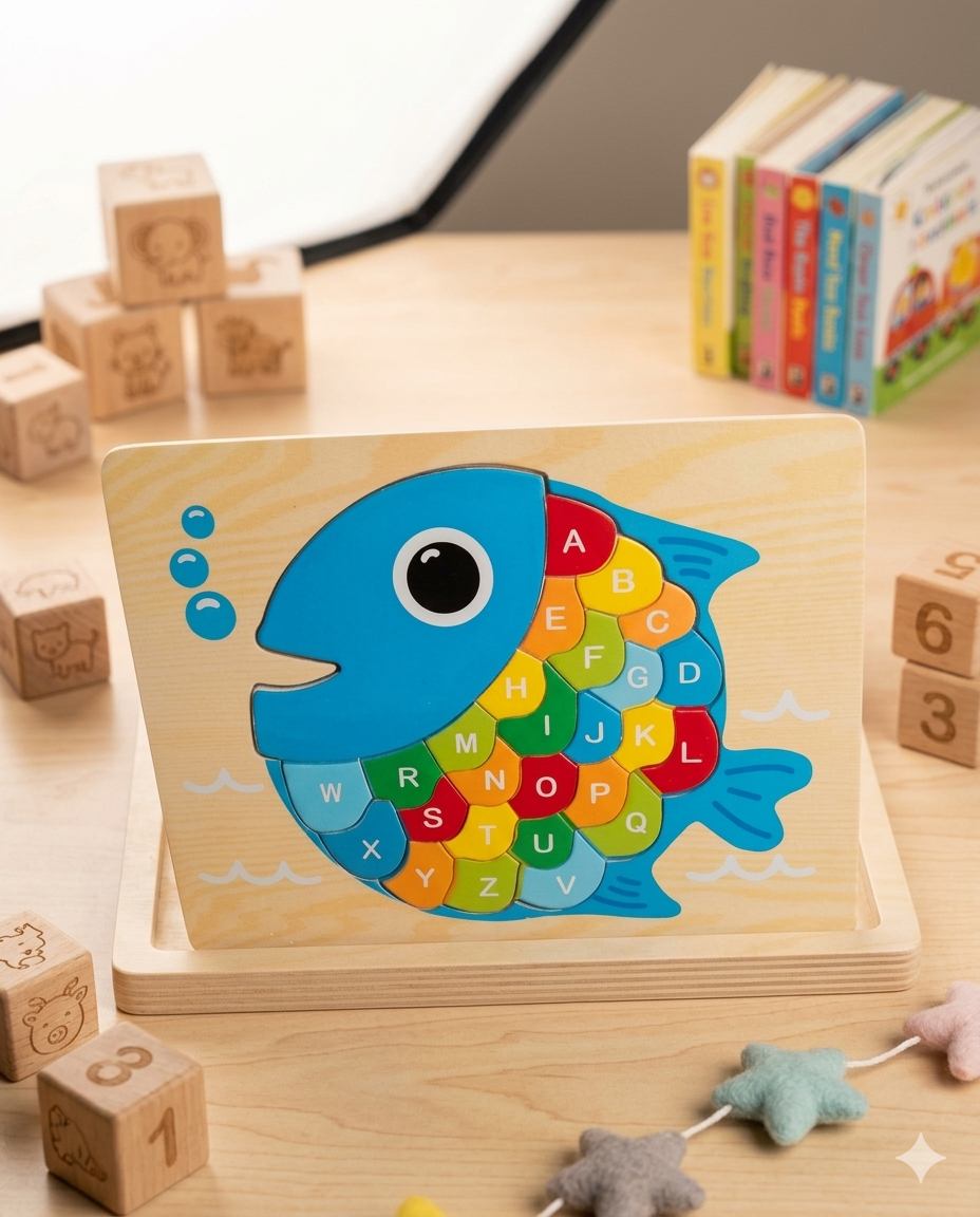 Alphabet Fish Puzzle