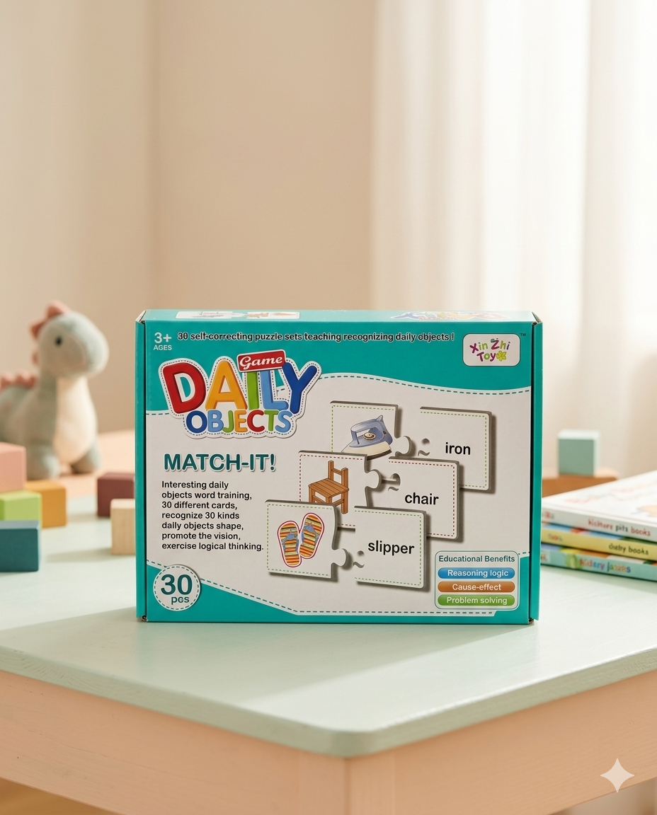 Daily Objects Match Puzzle