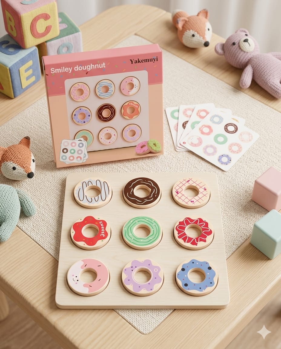 Doughnut Logic & Pattern Puzzle