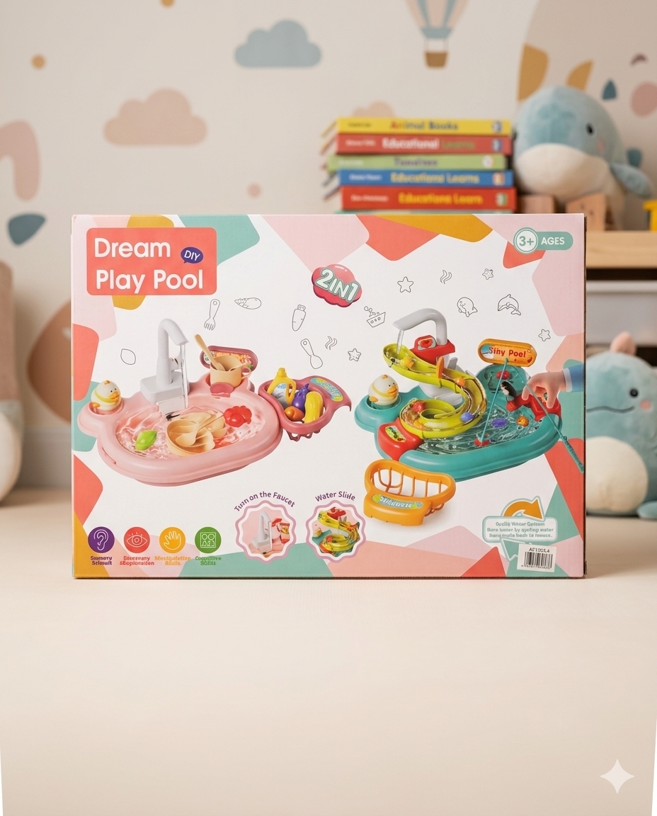 Dream Play Pool Waterslide Toy