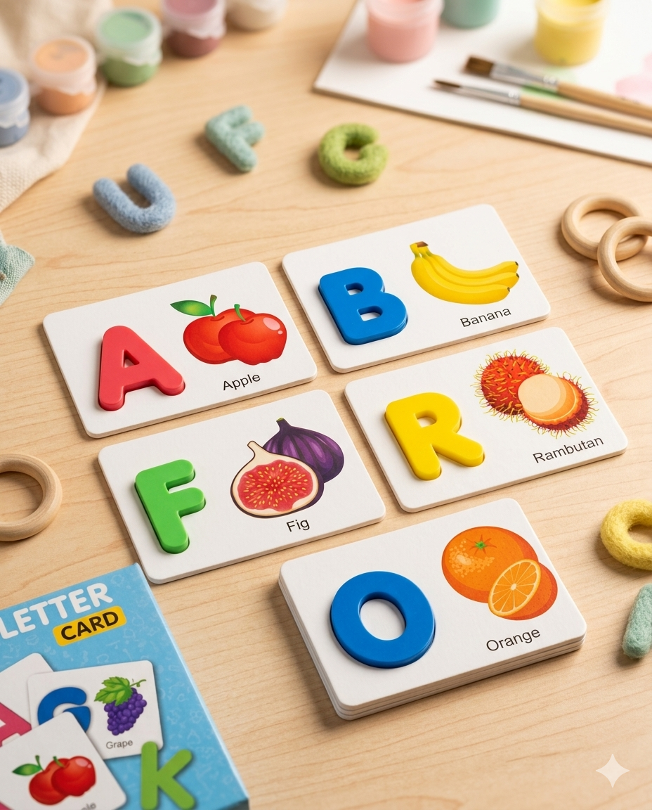 English Letter Identification Cards