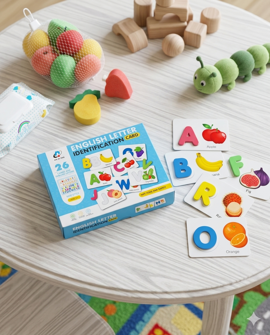 English Letter Identification Cards