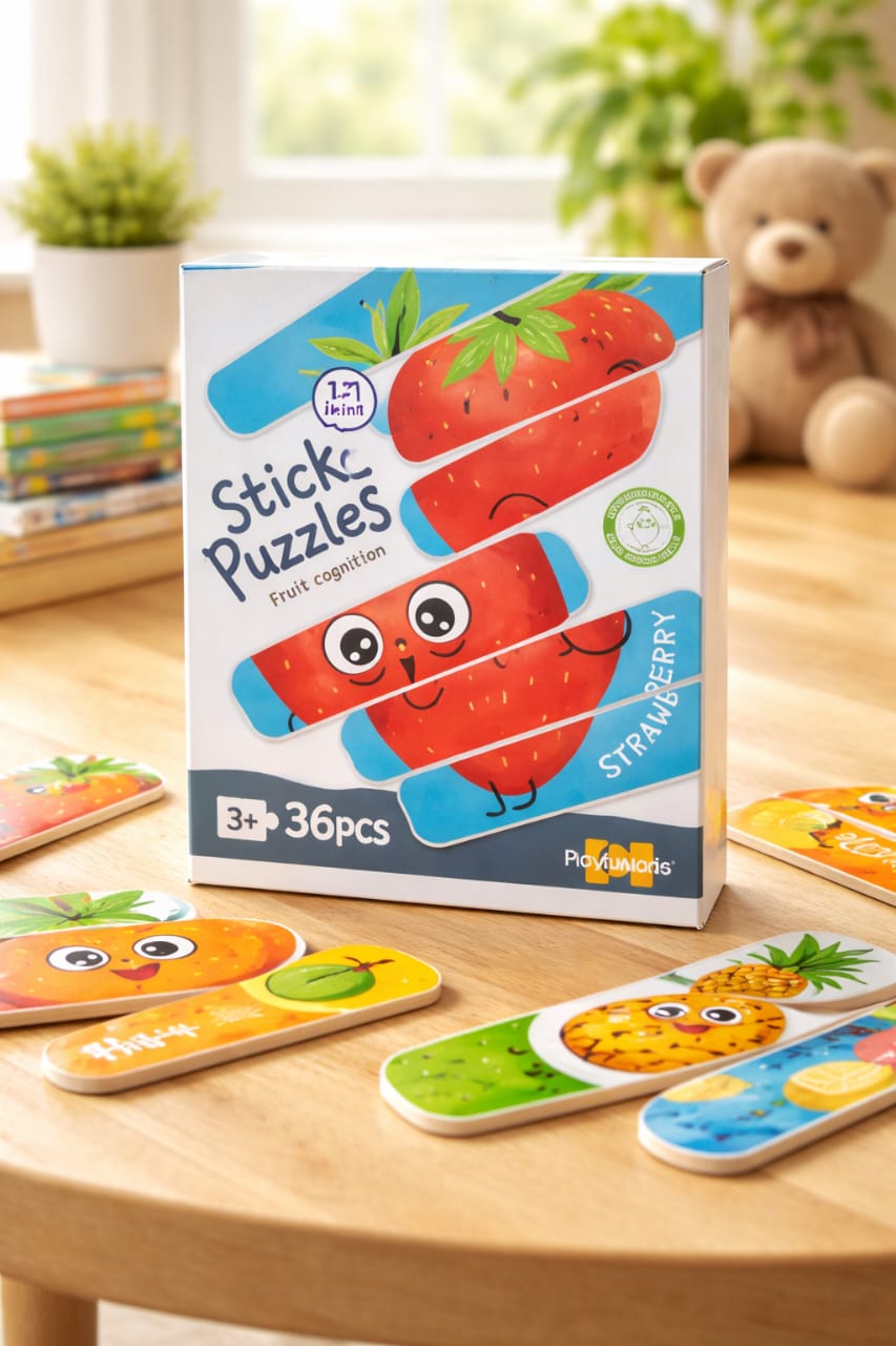 Fruit Cognition Stick Puzzles