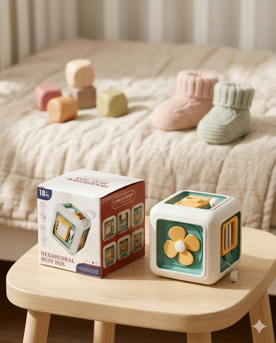 Hexahedral Busy Box