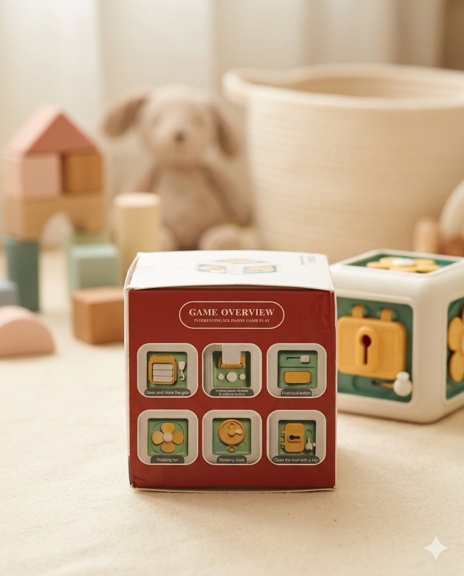 Hexahedral Busy Box