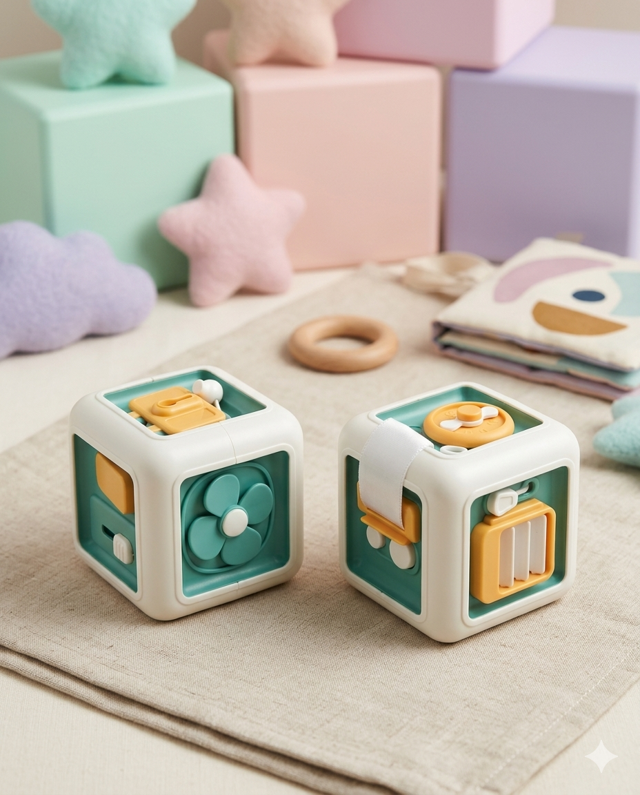 Hexahedral Busy Box