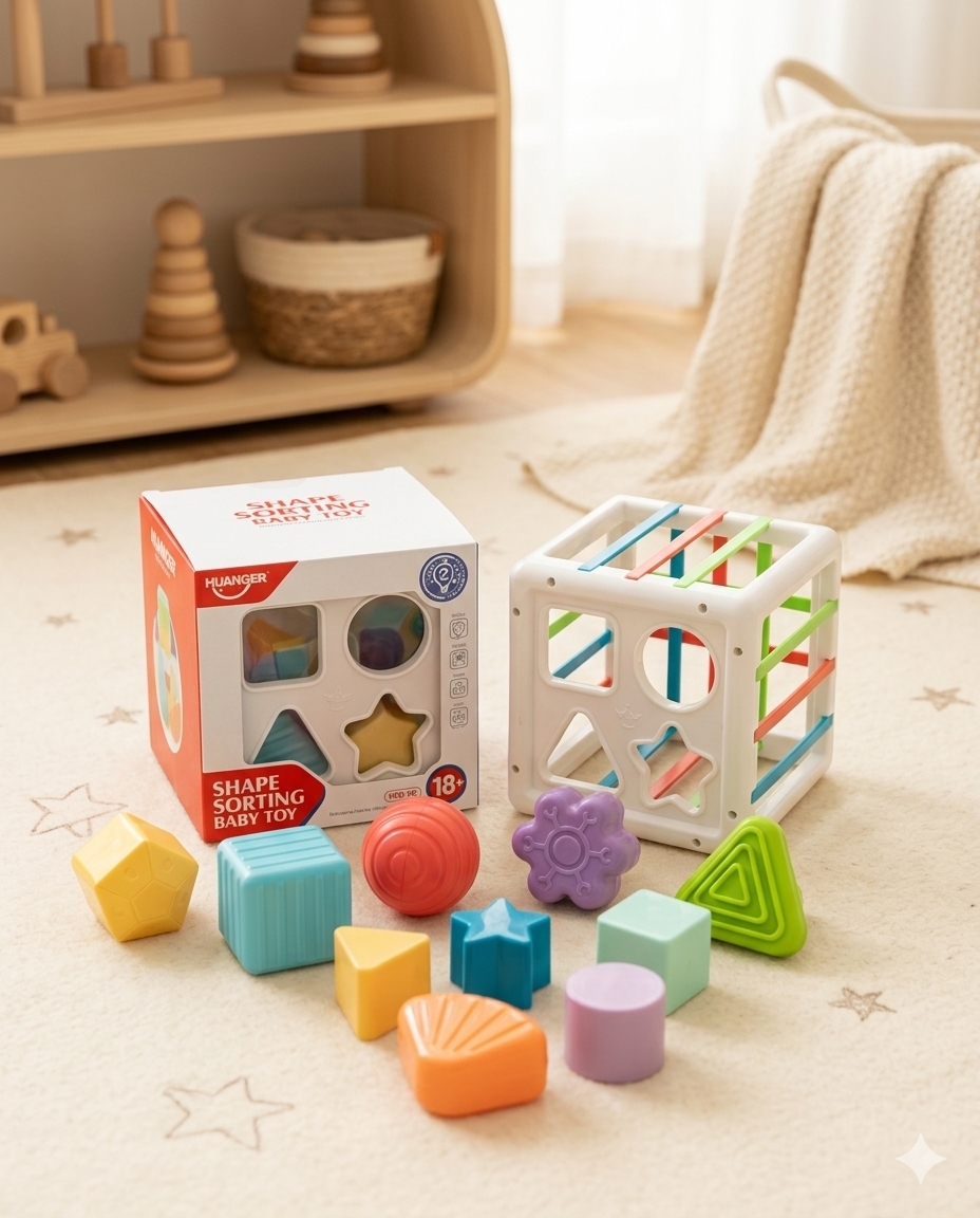 HUANGER Shapes Sorting Baby Toy