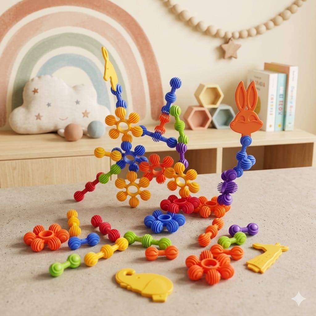 Interlocking STEM Building Blocks