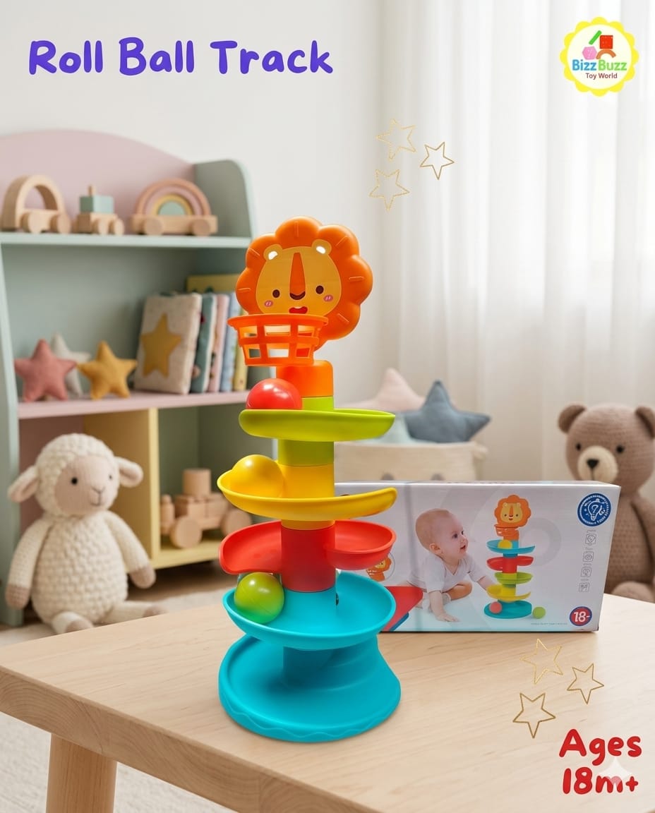 Lion Whirling Roll Ball Track Tower