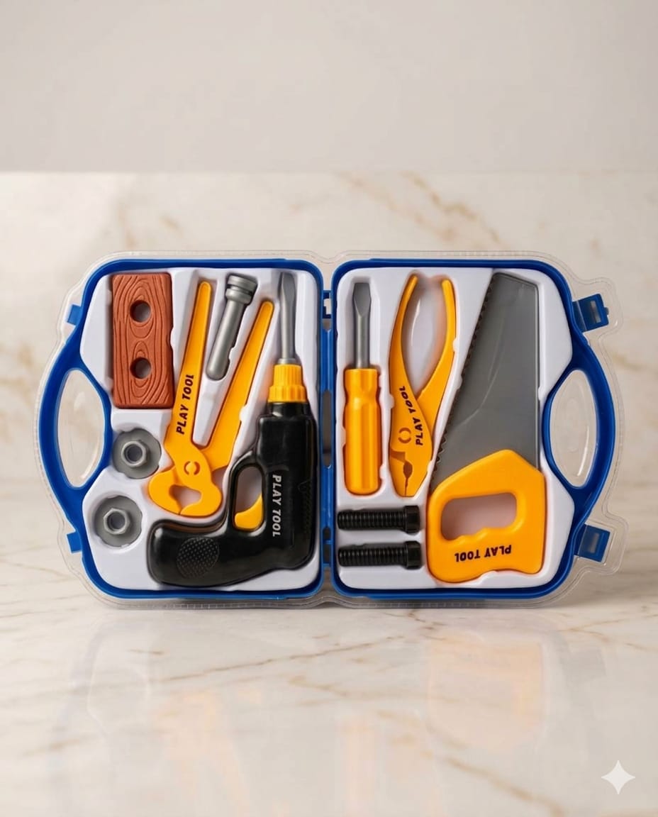 Little Handyman Portable Play Tool Box Set