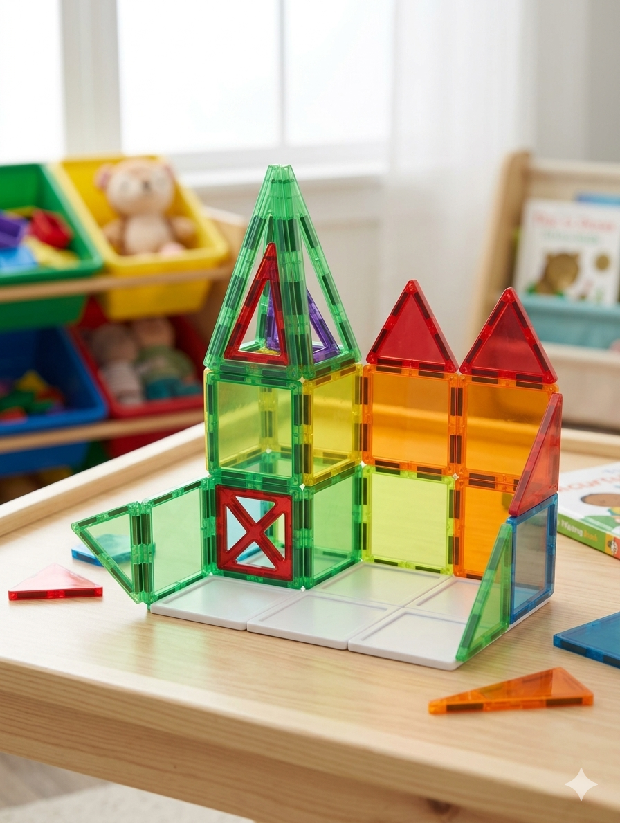 Magnetic Tiles (29 pieces)