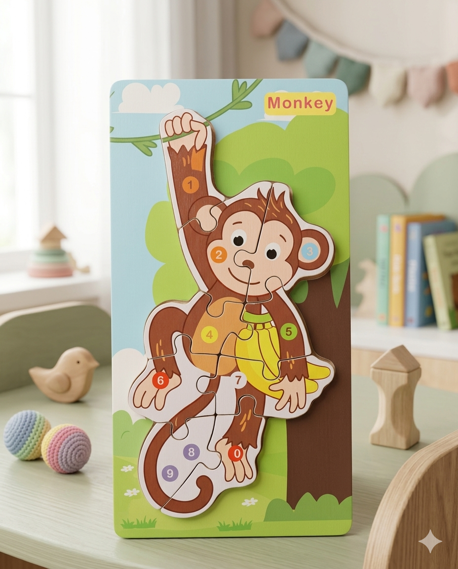 Monkey Number Puzzle