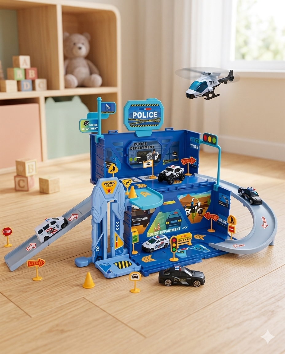 Police Garage Playset