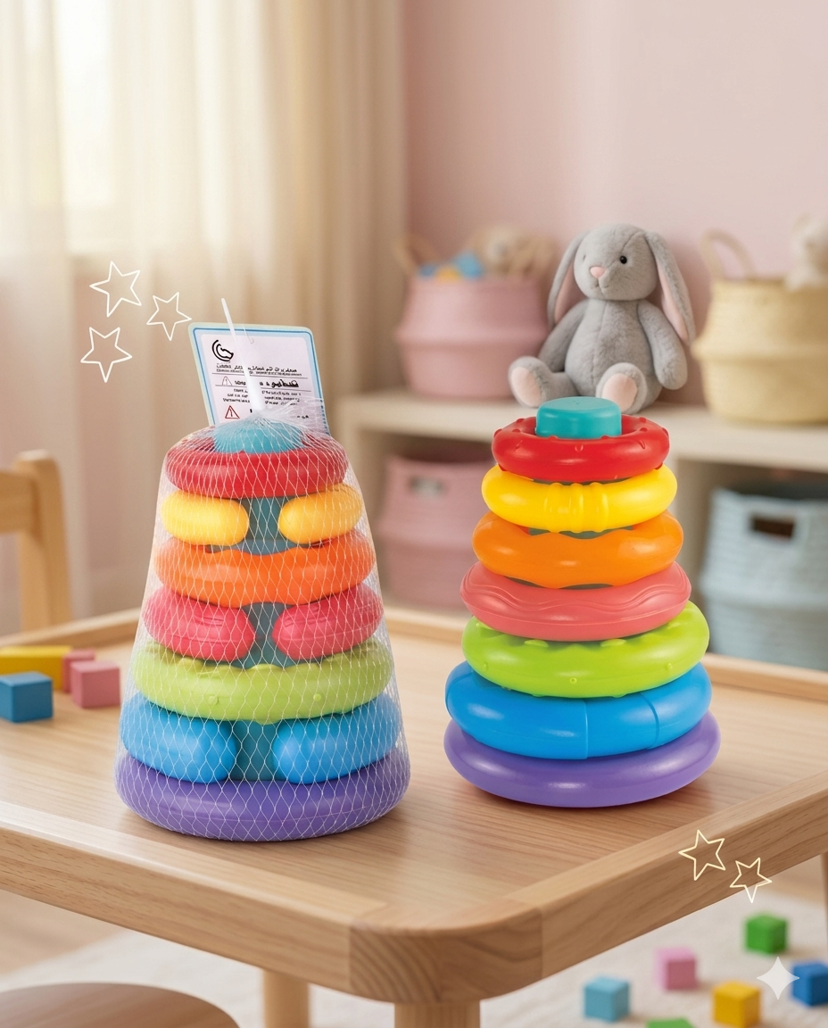 Rainbow Balance Tower