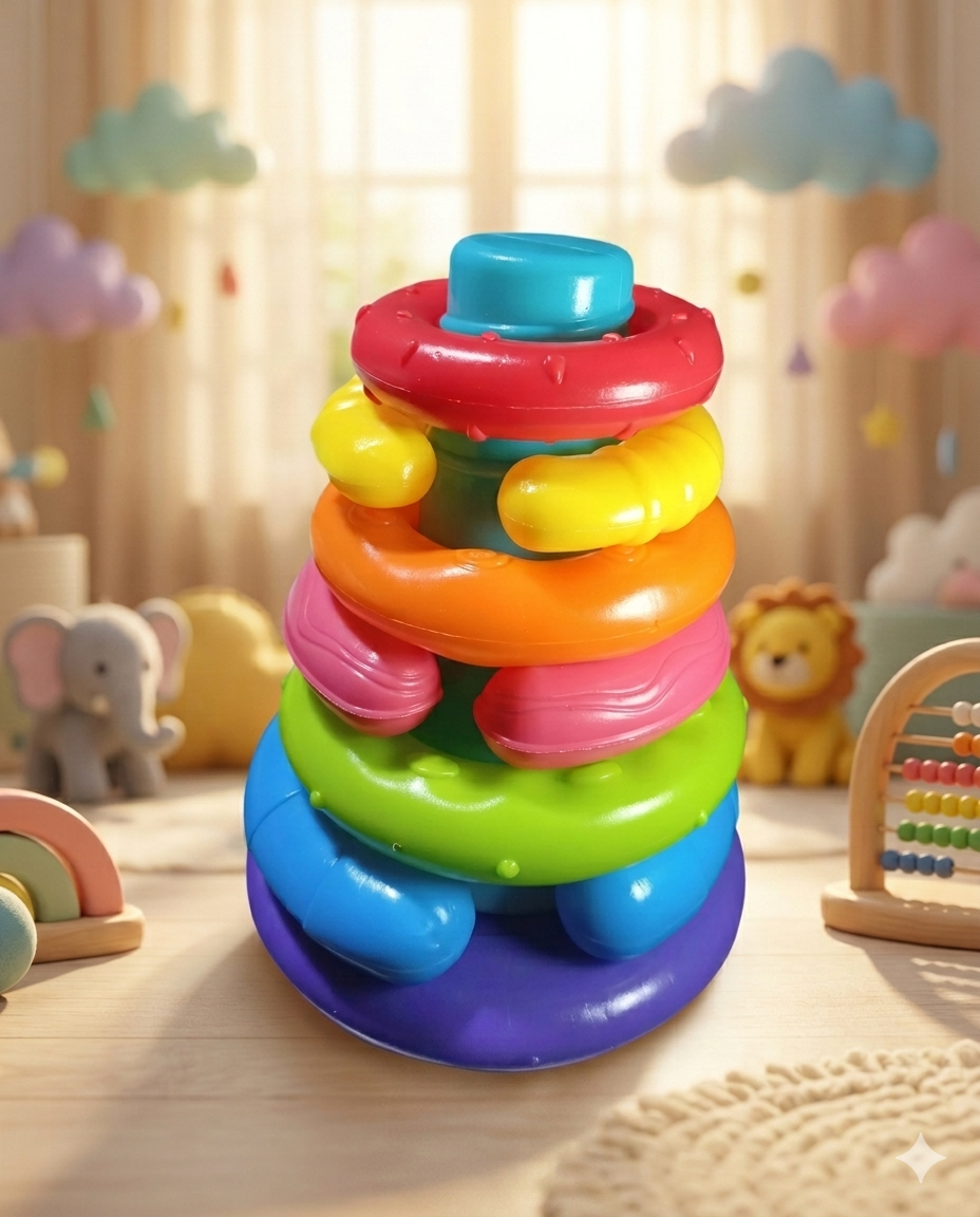 Rainbow Balance Tower