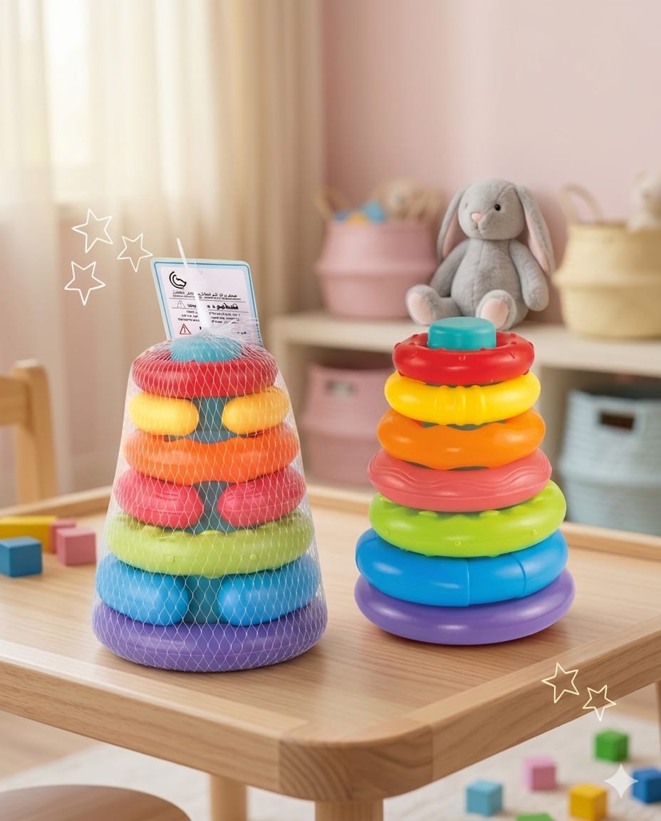 Rainbow Balance Tower