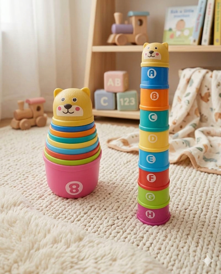 Stacking Cups - 8 cups set