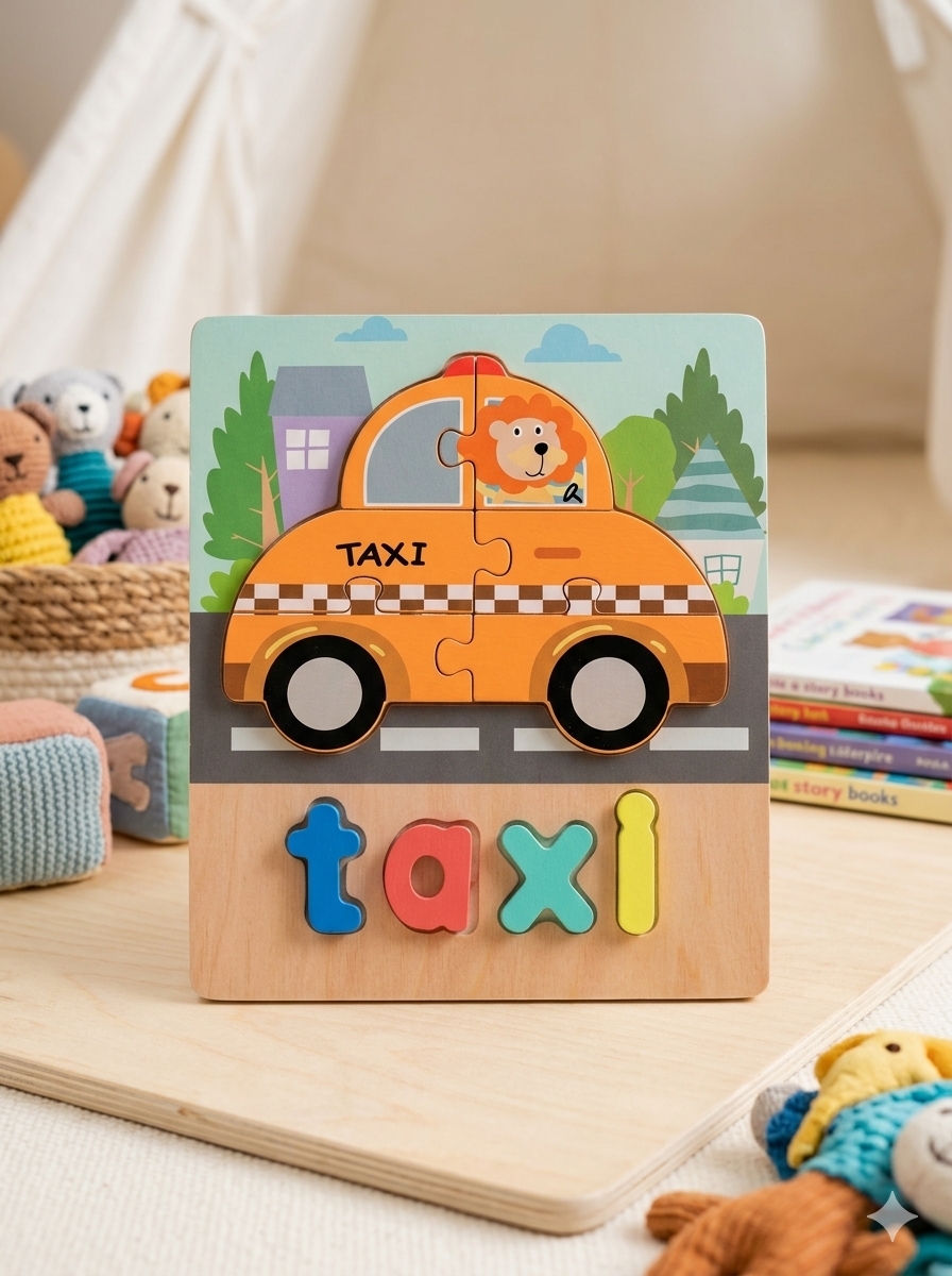 Taxi Chunky Puzzle