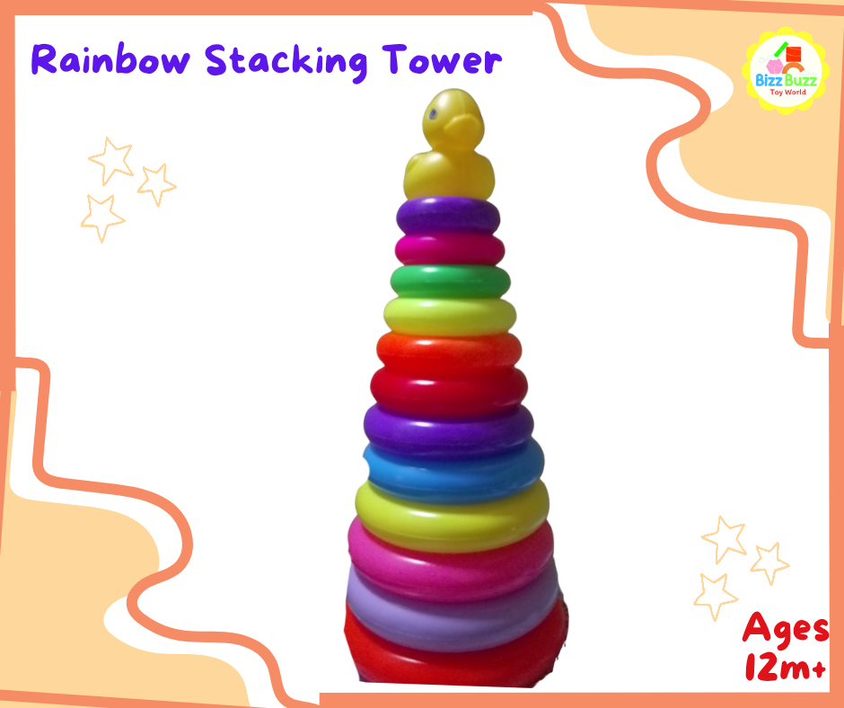 Ultimate Rainbow Stack & Sort Tower