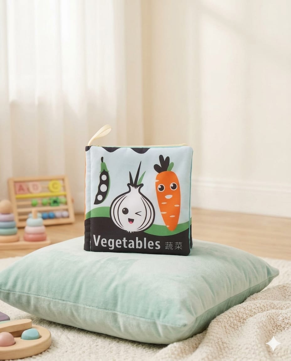 Vegetables Cloth Book