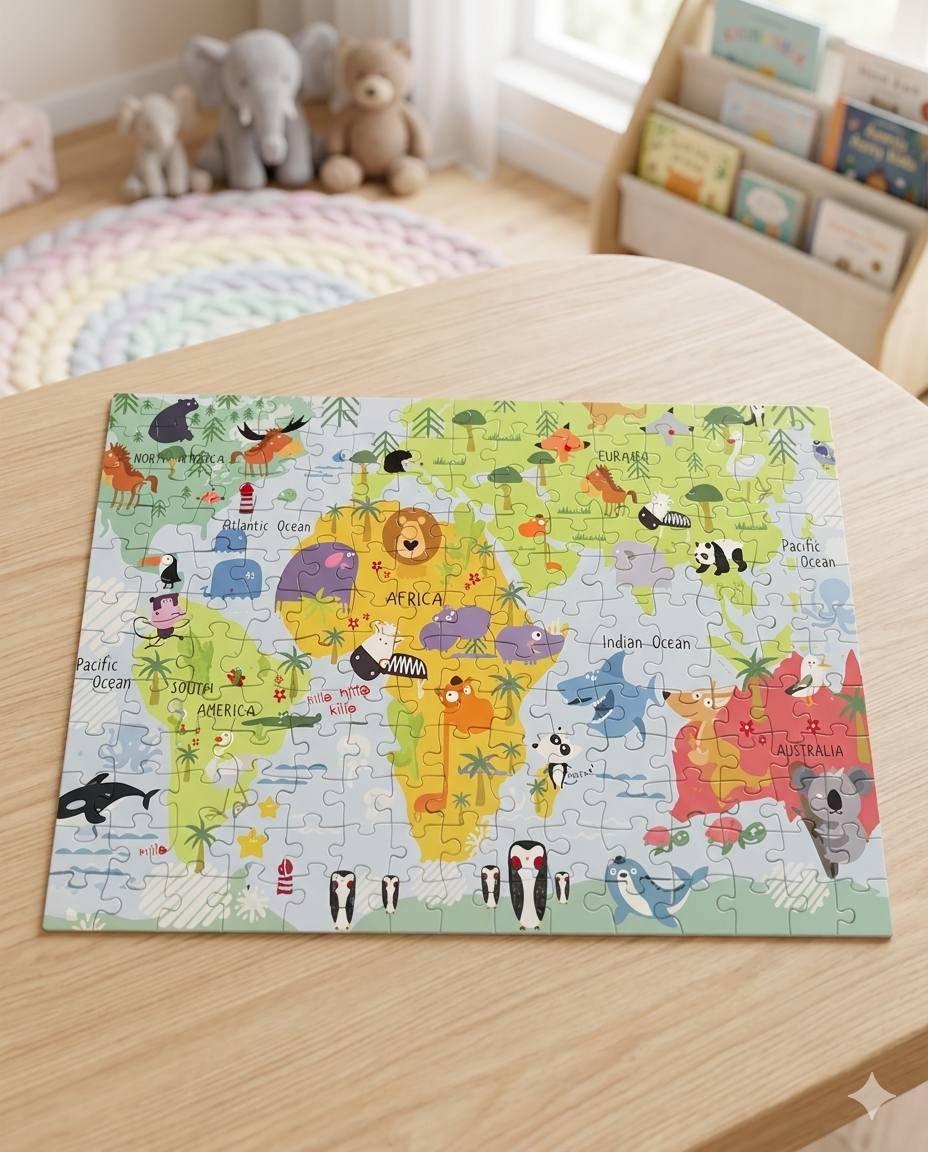 World Map Jigsaw Puzzle
