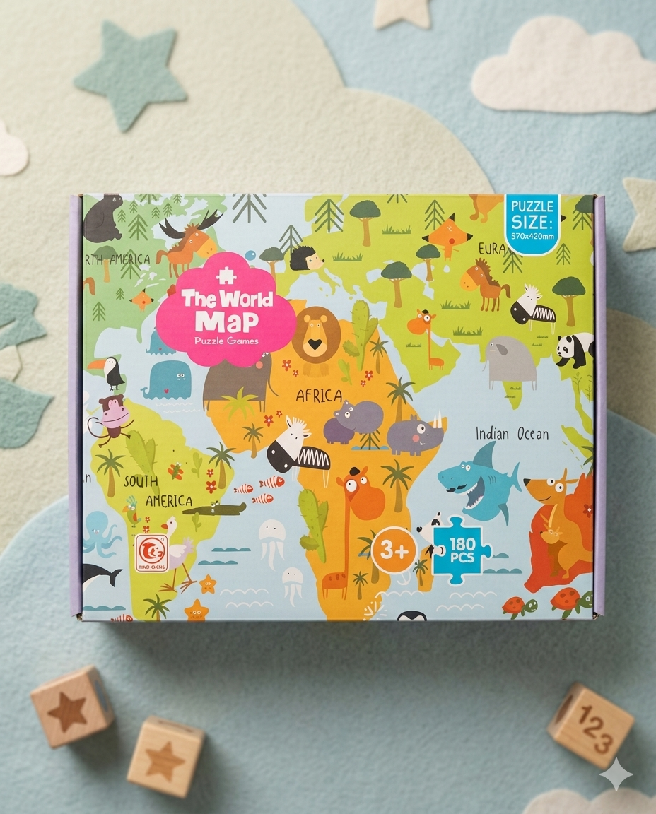 World Map Jigsaw Puzzle